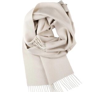 Alpaca warehouse Shupaca 100% baby alpaca scarf in porcelain color Unisex